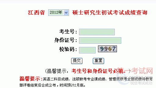 ͨѧ2012꿼гɼѯ