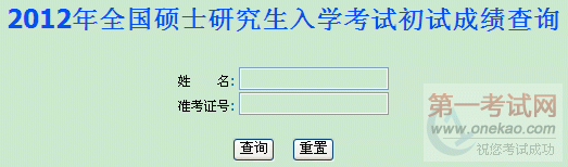 ɽũҵѧ2012˶ʿоԳɼѯڿͨ