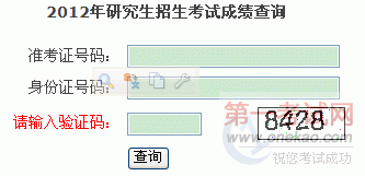 ʦѧ2012˶ʿоԳɼѯ