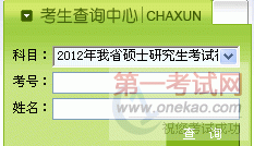 ҵѧ2012꿼гɼѯ