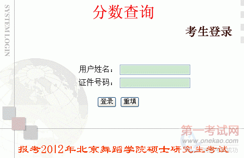 赸ѧԺ2012꿼гɼѯڿͨ