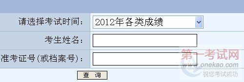 2012ϰ귭ʸԳɼѯ